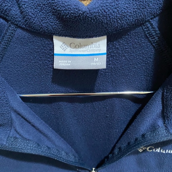 Columbia Youth Lightweight Fleece 1/4 Zip Pullover Youth Size Medium - Picture 2 of 3
